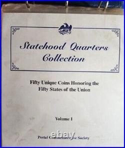PCS Statehood Quarters Collection Complete 50 State Set Volume I & II SC345