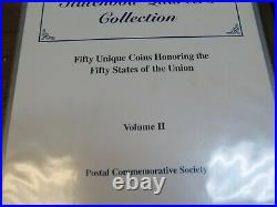 PCS Statehood Quarters Collection-Complete 50 State set-Volume I & II + ONE TERR