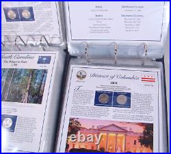 PCS Statehood Quarters Complete Collection All 50 States 6 Territories Vol 1 & 2