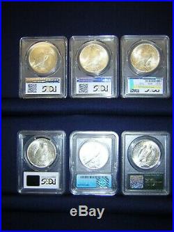 Peace Dollar Complete Set All Mint State + Possible Gold/ Investment