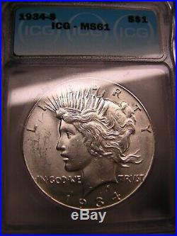 Peace Dollar Complete Set All Mint State. Possible Gold. See It