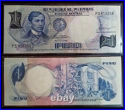 Philippines 1969 Filipino Series Marcos Calalang Complete Set All Uncirculated