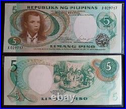 Philippines 1969 Filipino Series Marcos Calalang Complete Set All Uncirculated