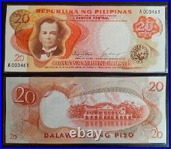 Philippines 1969 Filipino Series Marcos Calalang Complete Set All Uncirculated