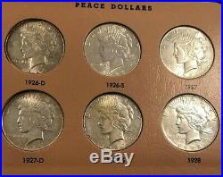 Premium Peace Dollar Complete Set, 1921-1935, CH/BU, Top Quality Collection