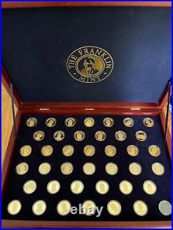 Presidential Coin Collection UNCIRCULATED D The Franklin Mint Complete Set