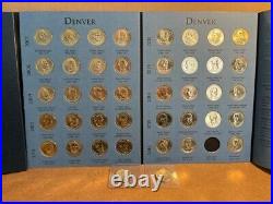 Presidential Dollar $1 P&D Complete Set in Whitman Folder