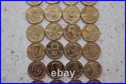 Presidential Dollar Coins Dollar Complete 80 Coin Set P & D With Bonus Proof