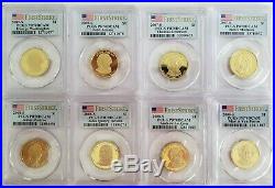 Presidential Dollar Pcgs Pr70dcam First Strike Complete Set All 39 Coins