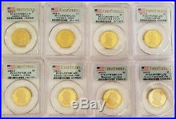 Presidential Dollar Pcgs Pr70dcam First Strike Complete Set All 39 Coins