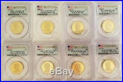 Presidential Dollar Pcgs Pr70dcam First Strike Complete Set All 39 Coins