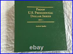 Presidential Proofs 2007s thru 2019s Complete Set In Littleton Album (39 coins)