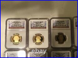 Presidential dollar coins complete proof set ngc 70 U. Cameo with ngc boxes 39