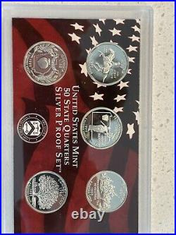 Proof sets Silver 1999 2008, 10 complete sets 109 coins US MINT Lot