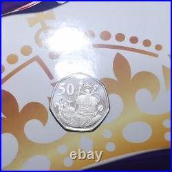 Queens 95th birthday 50p Complete 4 Coin Set BUNC Uncirculated 2021 LIMITED 2750