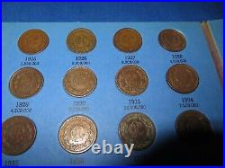 RARE! COMPLETE Set Mexico Centavos 1905-1972 63 coins All Keys & Zapata Issue