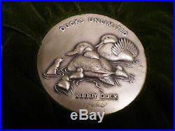 RARE Ducks Unlimited 999 Pure Silver Medallions Larry Toschik Complete Set