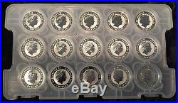 Rare! Complete Set (30) Australia 1 Oz. Silver Kookaburra Coins 1990 2019