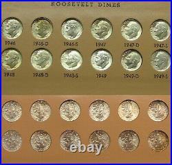 Roosevelt Dime Complete Set 1946-2008 DANSCO (NO PROOFS) Mostly Uncirculated