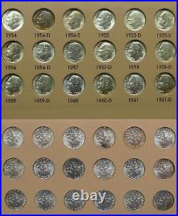 Roosevelt Dime Complete Set 1946-2008 DANSCO (NO PROOFS) Mostly Uncirculated