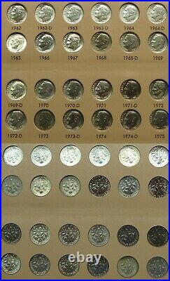 Roosevelt Dime Complete Set 1946-2008 DANSCO (NO PROOFS) Mostly Uncirculated