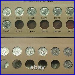 Roosevelt Dime Complete Set 1946-2008 DANSCO (NO PROOFS) Mostly Uncirculated