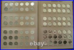 Roosevelt Dimes Complete Set 1946 To 2002 Bu 168 Coins In Danso Album