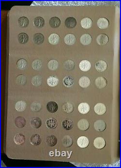 Roosevelt Dimes Complete Set 1946 To 2002 Bu 168 Coins In Danso Album