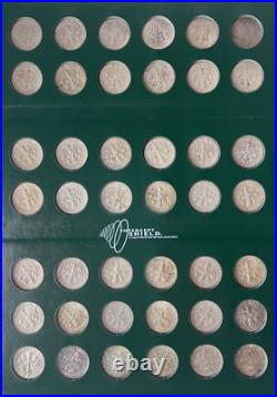 Roosevelt Dimes Complete Set Including Proof Only Issues 1946-2002 168 Coins