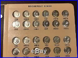 Roosevelt Head Dime Collection a BU Set 1946-2019 Complete withS & Silver Proofs