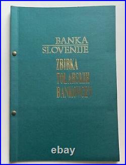 SLOVENIA official bank of Slovenia 2006 folder COMPLETE SET 10 10000 tolarjev