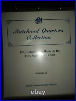 STATEHHOD QUARTER COLLECTION-Postal Society-Complete Mint Set withAlbums