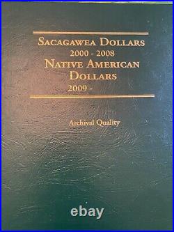 Sacagawea 2000 2020 PDS Complete Set 63 Coins BU/Proofs, Littleton Album 1A