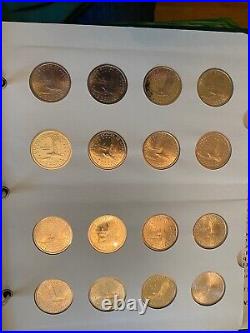 Sacagawea 2000 2020 PDS Complete Set 63 Coins BU/Proofs, Littleton Album 1A