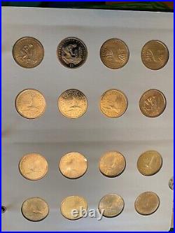 Sacagawea 2000 2020 PDS Complete Set 63 Coins BU/Proofs, Littleton Album 1A