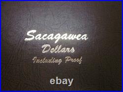 Sacagawea Dollar Complete 66 Coin Set With Proofs in Dansco Album 8183