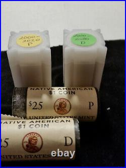 Sacagawea/Native American Dollar Set (44 cions) Complete P&D Uncirculated set