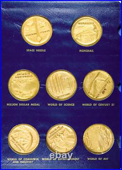 Seattle World's Fair Complete Set. Gold & Silver