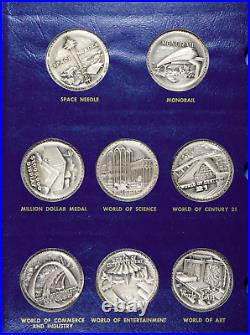 Seattle World's Fair Complete Set. Gold & Silver