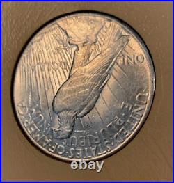 Sensational Peace Dollar Complete Set, 1921-1935, Bright Luster, Very High Grade