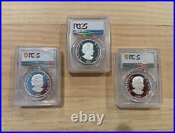 Silver Canadian Multifaceted Complete Set PCGS FDOI PR70DCAM (Wolf, Bear, Lynx)