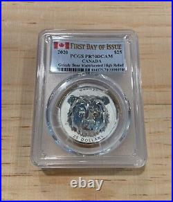 Silver Canadian Multifaceted Complete Set PCGS FDOI PR70DCAM (Wolf, Bear, Lynx)