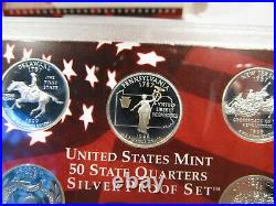 Silver US Proof Set Lot (21) Different Dates from 1999-2019 Complete w COA AJ509