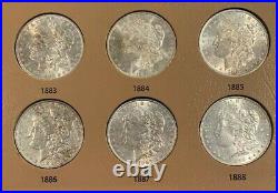 Spectacular 32 Coin COMPLETE 1878-1921 Morgan Silver Dollar Date/Mint Set GEM/BU