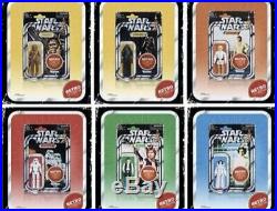 Star Wars Vintage Retro Collection Complete Set 6 UNCIRCULATED