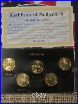 State Quarter Set Gold Edition Complete Set
