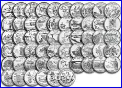 State, Territory, ABQ Quarters COMPLETE SET 1999-2021 PD&S 270 Unc qtrs REDUCED