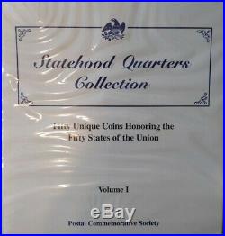 Statehood Quarters Collection Postal Commemorative Society Complete Set