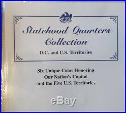 Statehood Quarters Collection Postal Commemorative Society Complete Set