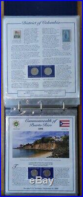 Statehood Quarters Collection Postal Commemorative Society Complete Set